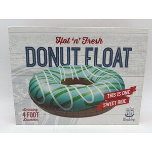 Hot N Fresh Donut Pool Float 4-Foot Diameter By Wembley